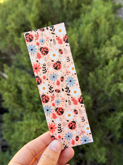 Ladybug Pearlescent Bookmark