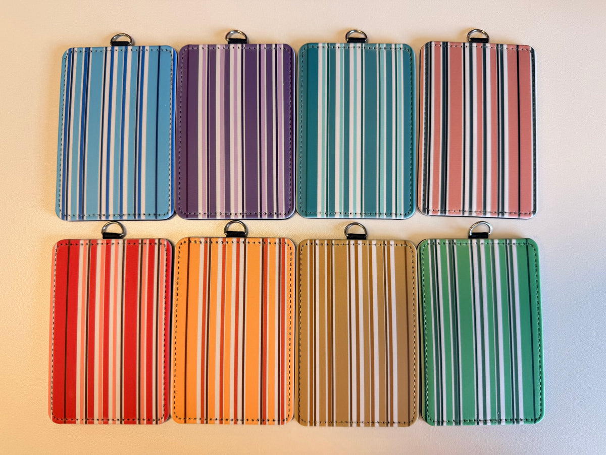 Striped ID Badge
