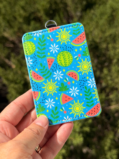 Watermelon Sunshine ID Badge Holder