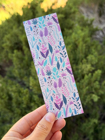 Purple Garden Pearlescent Bookmark