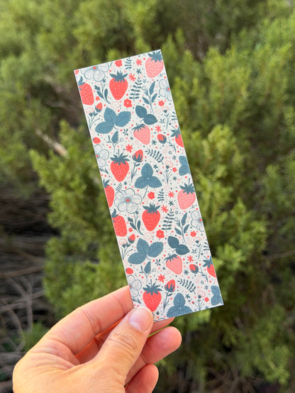 Strawberry Pearlescent Bookmark