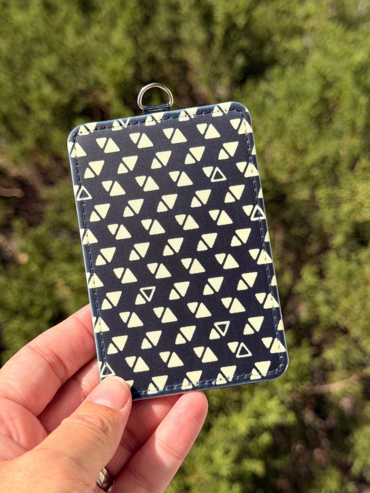 Black Triangle ID Badge Holder