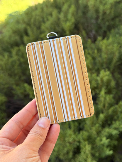 Striped ID Badge