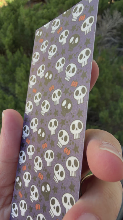 Skully Pearlescent Bookmark