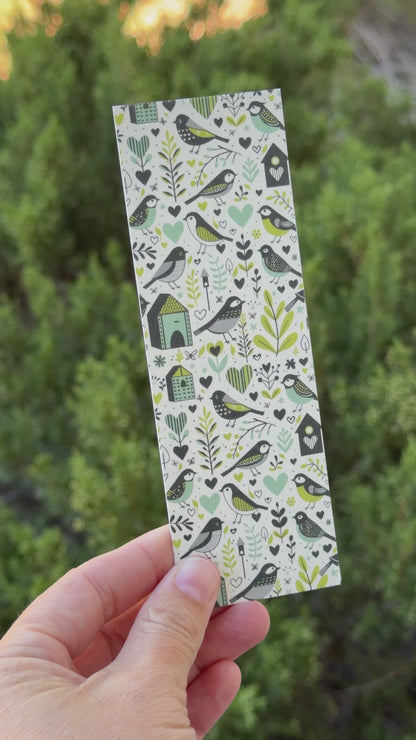 Bird House Pearlescent Bookmark